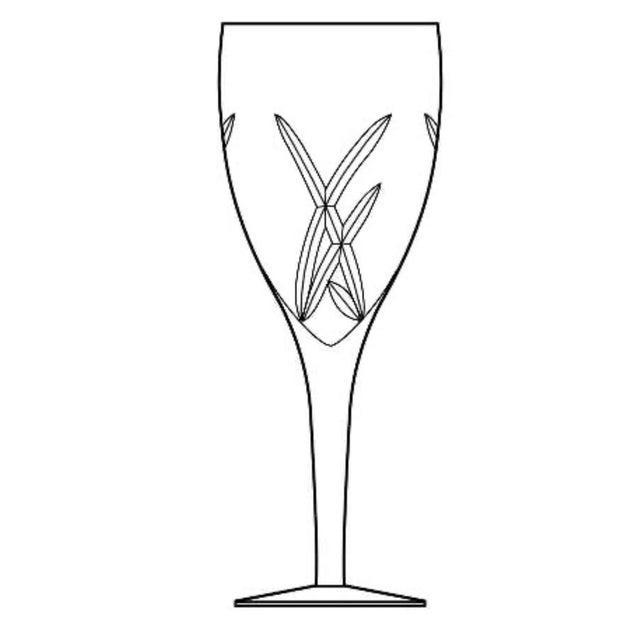 Vintage Waterford Crystal Signature John Rocha Wine Glass For Sale In Phoenix - Image 6 of 11