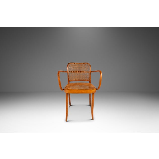 Mid-Century Modern Bentwood Model 811 "Prague" Armchair by Josef Frank Josef Hoffmann for Stendig, Czechoslovakia, C. 1960s For Sale In Orlando - Image 6 of 18