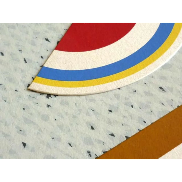 Lucio Del Pezzo, Screen Print & Collage, 1980s For Sale - Image 6 of 10