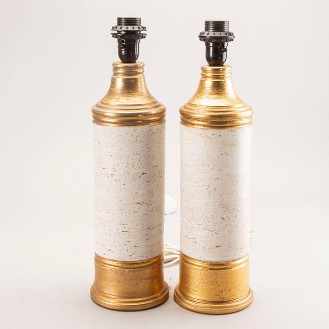 1960s Table Lamp by Aldo Londi for Bitossi, Italy, 1960, Set of 2 For Sale - Image 5 of 5