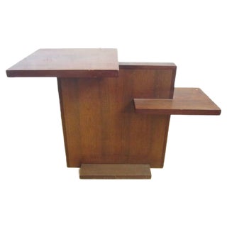 Vintage Modernist Art Deco Table For Sale