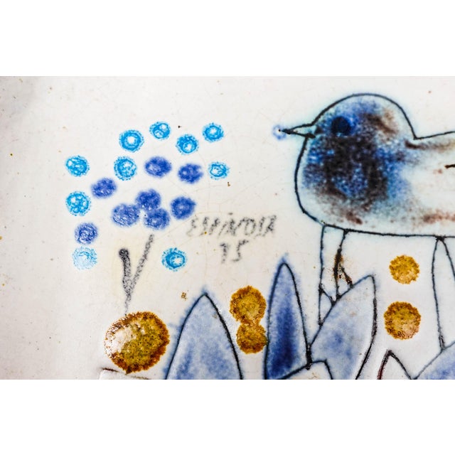 Ceramic 1975 Susana Espinosa Signed Mid-Century Modern Puerto Rico Studio Art Pottery Dish For Sale - Image 7 of 10