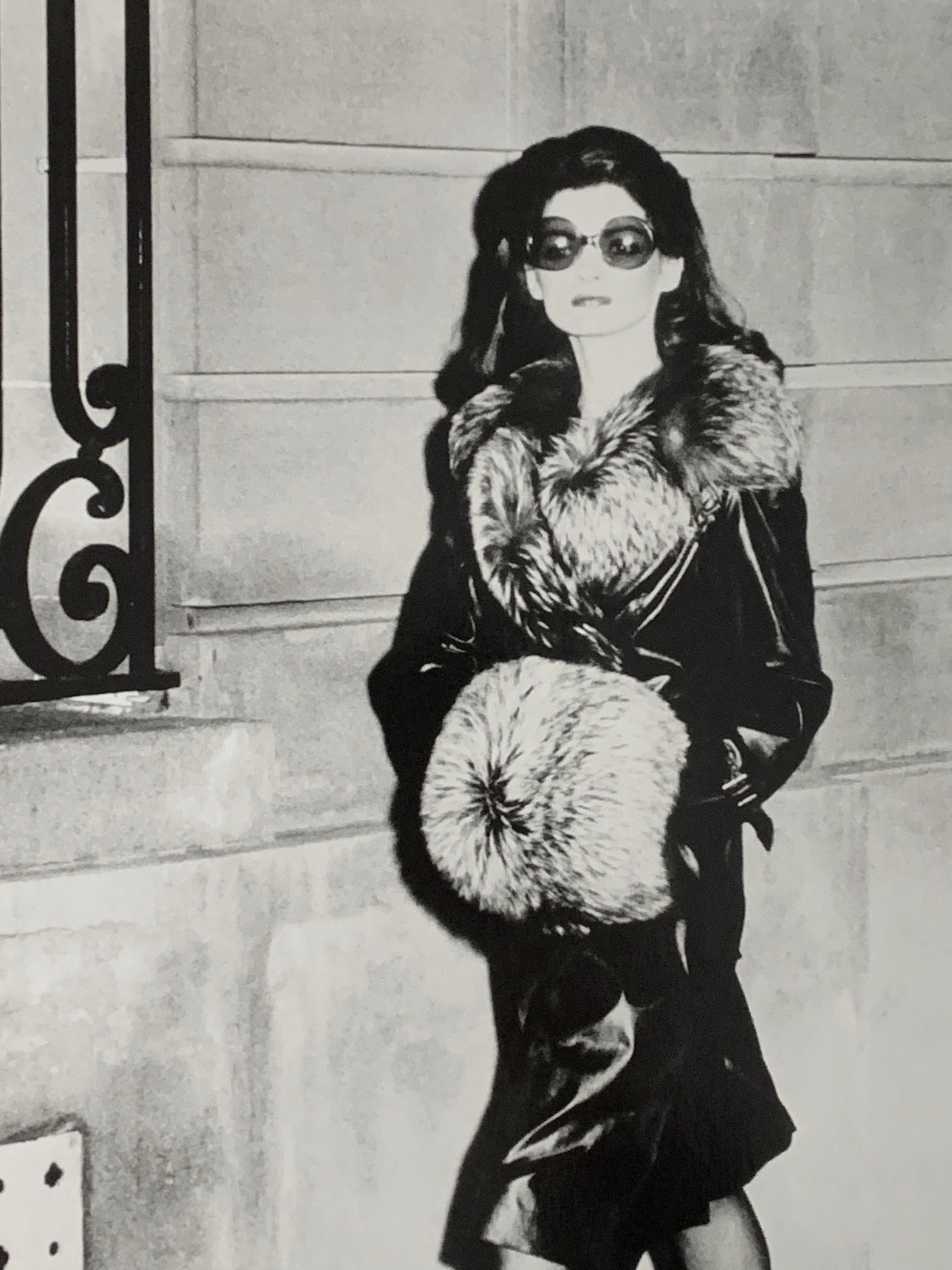 Comme Jackie O, Paris 1972 by Helmut Newton Vintage Silver Gelatin