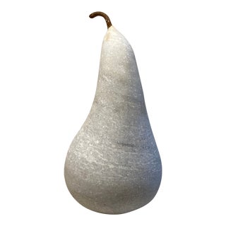 Large Marble Pear For Sale