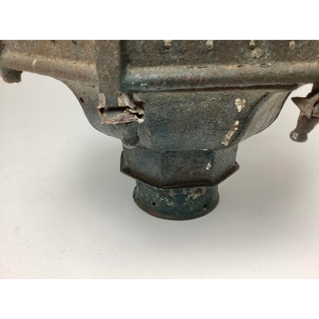 Dark Green Mid 19th Century Victorian Folk Art Zinc Bird House For Sale - Image 8 of 9