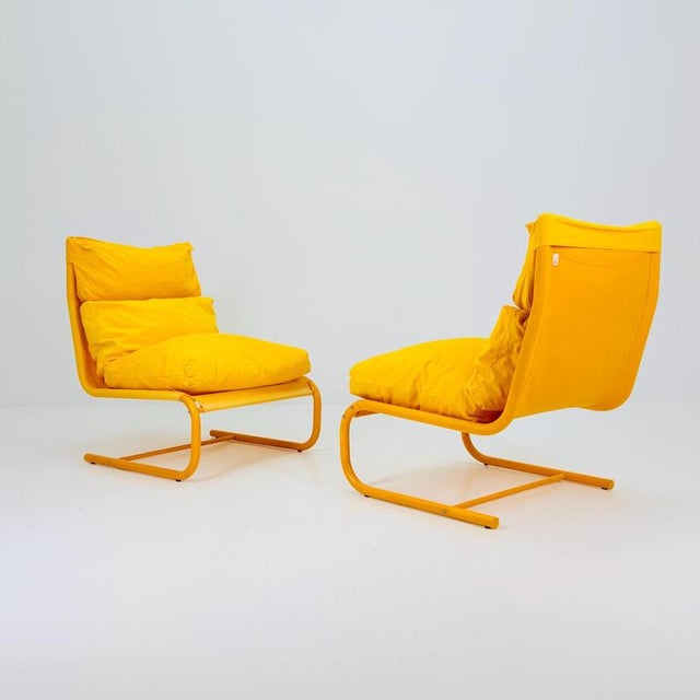 Space Age Yellow Stuns Lounge Chair by Jan Dranger & Johan Huldt for Innovator, 1970s For Sale - Image 11 of 18