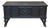 Antique West Branch Cedar Chest Carved Blanket Trunk Annie Sloan Black 48" For Sale