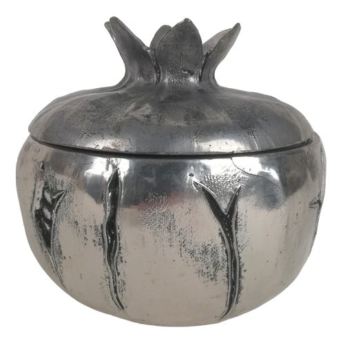 Silver Plated Pomegranate Ice Bucket by Mauro Manetti, Florence, Italy, 1970s For Sale