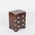1950s Campaign Style Nightstands in Wood and Brass, 1950, Set of 2 For Sale - Image 5 of 15