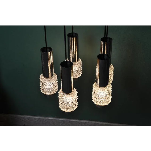 Dutch 5-Arm Ceiling Lamp, 1960s For Sale - Image 12 of 18