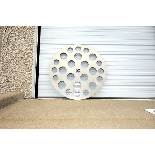 Art Deco 35mm Cinema Projection Reel. Large 42 InchWall Sculpture For Sale - Image 3 of 11