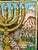 Charles Fazzino a Light for Israel 3d Serigraph Pr 96/100 Signed Judaica Menorah Masada Framed For Sale - Image 12 of 14