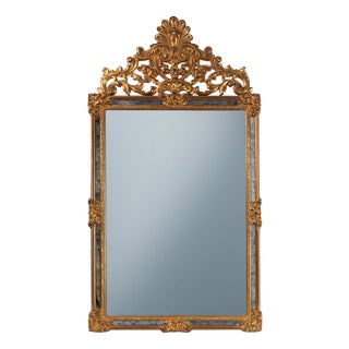 20th Century Baroque Revival Mirror in Gilded Resin from Deknudt, Belgium, 1950s For Sale