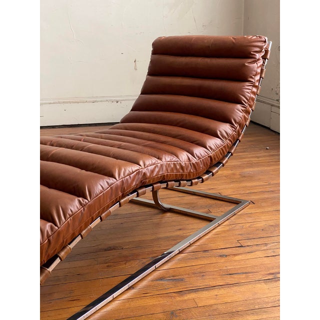 Restoration Hardware Oviedo Leather Chaise Chairish