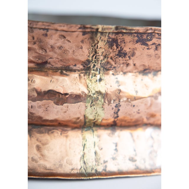 Metal 18th Century French Copper Wine Cooler Jardiniere For Sale - Image 7 of 9