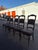 French Provincial 1990s Set of 5 Custom Upholstered French Provincial Dining Chairs For Sale - Image 3 of 9