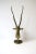 Brass Gazelle Antelope Animal Sculpture Decorative Object, Tall For Sale - Image 9 of 13