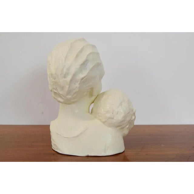 Art Deco Ceramic Bust, 1938 For Sale - Image 6 of 13