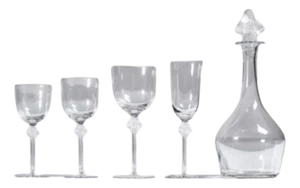 Roxanne Crystal Service from Lalique France, 1968, Set of 50