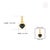 Heart-Shaped Blue Sapphire Bezel Set Solitaire Pendant in 14k Yellow Gold For Sale - Image 10 of 14