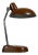 Vintage Adjustable Brown Metal Desk Table Lamp attributed to Seminara, 1960s For Sale