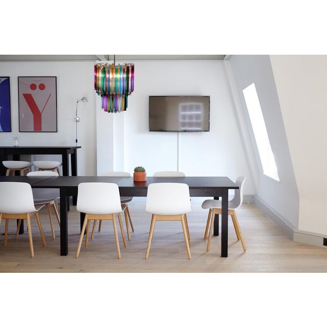 Multi-Color Triedri Chandeliers in Murano, 1970s, Set of 2 For Sale - Image 14 of 18