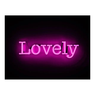 Mary Jo Mcgonagle, Lovely - Neon Art Work, 2017 For Sale