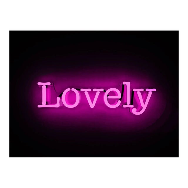 Mary Jo Mcgonagle, Lovely - Neon Art Work, 2017 For Sale