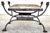 Curule Bench Footstool With Lion Motif For Sale - Image 9 of 16