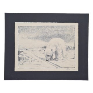 Fridtjof Nansen, Polar Bear, 1974, Lithograph For Sale