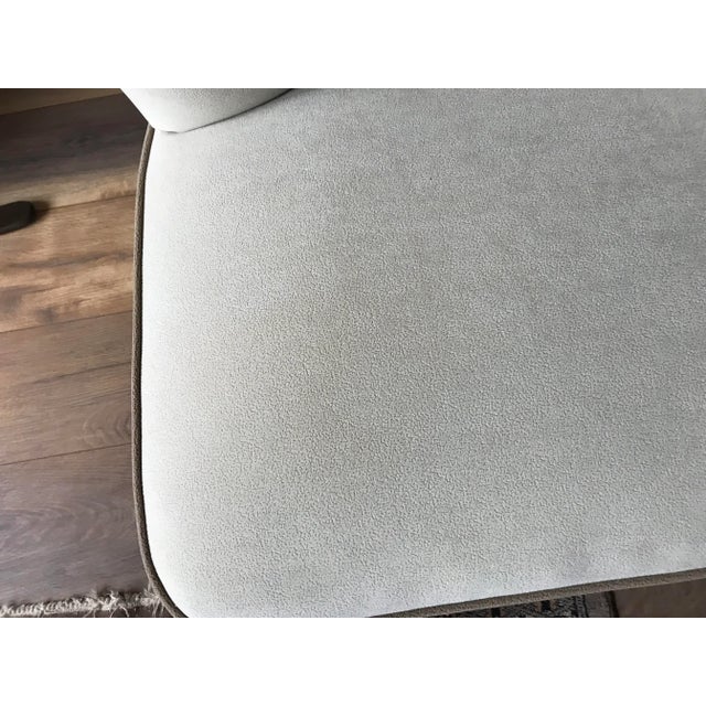 1950s cocktail sofa. Very well constructed sofa, fully spring seat with a solid beech inner frame and solid beech legs....