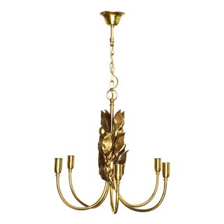 Vintage Hanging Lamp in Bronze, 1960s For Sale