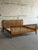 Brown Teak King Bed Frame Slatted Headboard 1960s For Sale - Image 8 of 10