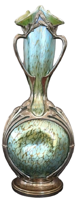 Art Nouveau Vase by Moritz Hacker and Johann Loetz Witwe, 1900s