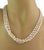 Diamond & Gems 14k Gold Three Strand Freshwater Rice Pearls Necklace For Sale - Image 4 of 7