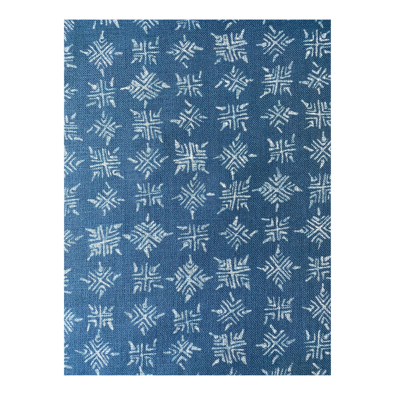 Schuyler Samperton Textiles Firefly in Blue Linen Fabric 1 Yard | Chairish