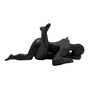 1960s Larry Mohr Bronze Erotic Couple Sculpture Signed From Artist Estate