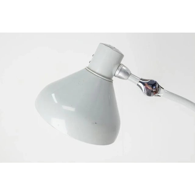 Metal Vintage Steel Jumo GS1 Table Lamp by Charlotte Perriand, 1950s For Sale - Image 7 of 9