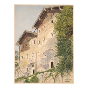 The Nailsmith Houses, Late 19th Century Rattenberg Austria Historical Landscape