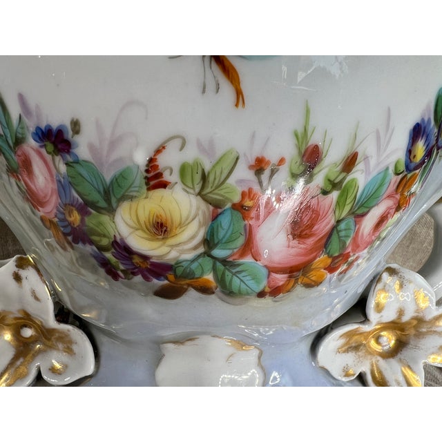 Large Antique Slip Groom Vase For Sale - Image 5 of 12