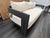 Rh Matira Aluminum Sofa Designed by Harrison & Nicholas Condos 84" | Iron Finish | Natural Performance Textured Weave For Sale - Image 17 of 18