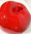 Mid-Century Modern 1950s Decorative Ceramic Red Apple For Sale - Image 3 of 6