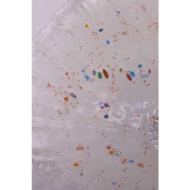 1970s Multicolor Rainbow Murano Glass With Murrine Ceiling Light, 1970s For Sale - Image 5 of 12