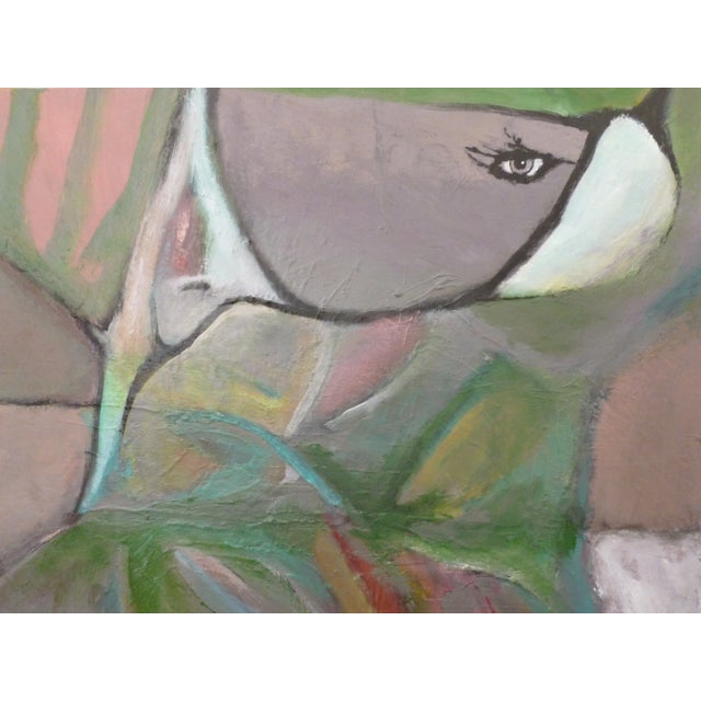 Original oil and acrylic painting on canvas. I love whales and I think it shows in this painting. Whales are fascinating...