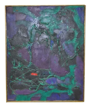 Kasdan Vintage Abstract Painting