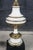 White Mid 20th Century Stiffel Hollywood Regency Empire White Enamel & Brass Buffet Table Lamps - Pair For Sale - Image 8 of 18