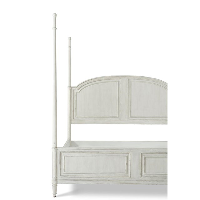 Wood Rustic Painted California King Bed For Sale - Image 7 of 9