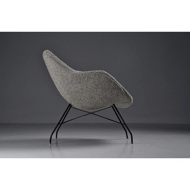 Metal Concha Lounge Chair by Carlo Hauner Martin Eisler, Brazil, 1950s For Sale - Image 7 of 10