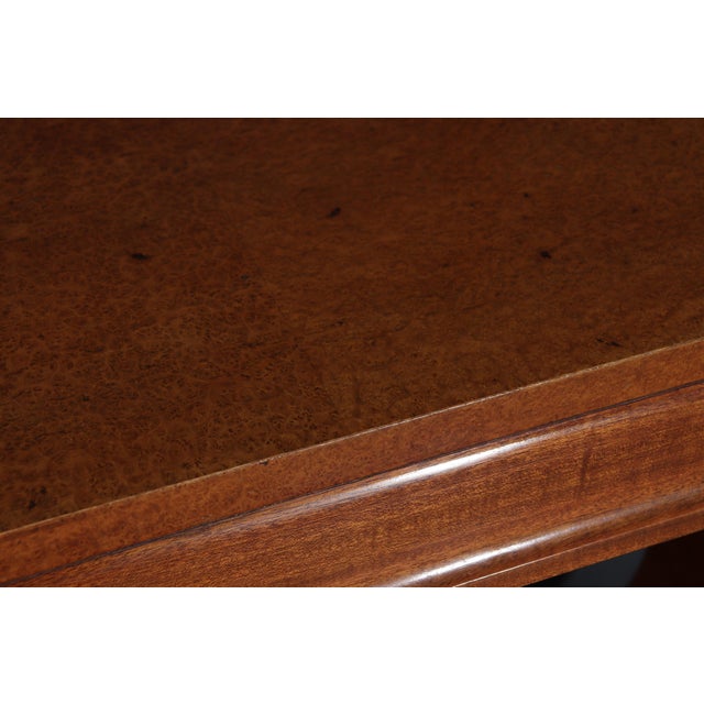 Brown Art Deco French Amboyna Console Table, 1925 For Sale - Image 8 of 18