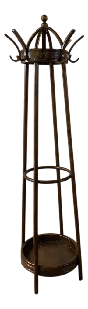 Coat Stand in Bent Beech with Hat Rack and Umbrella Stand by Michael Thonet for Thonet
